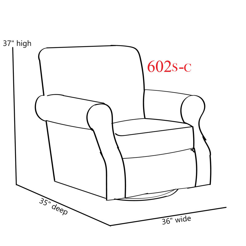 Southern Home Furnishings Upholstered Swivel Armchair Wayfair